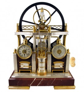 19th Century French Steam Driven Clock