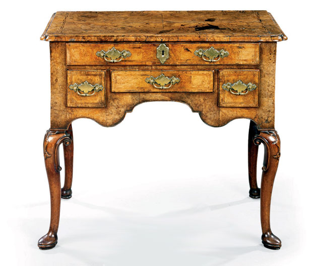 George II Walnut Lowboy