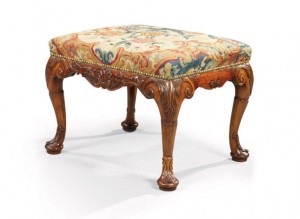 Irish George II Walnut Stool