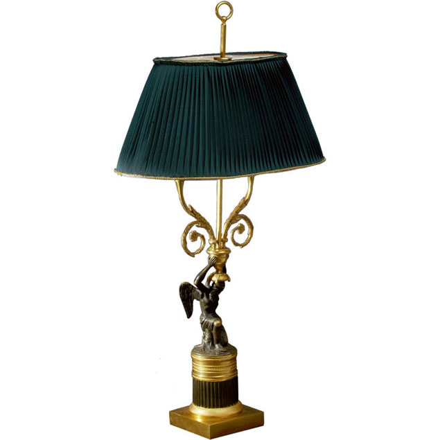 Bronze Russian Empire Lamp