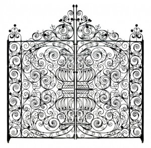 Italian Wrought Iron Gates