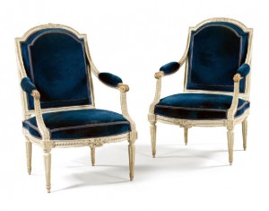 Louis XVI Painted Armchairs