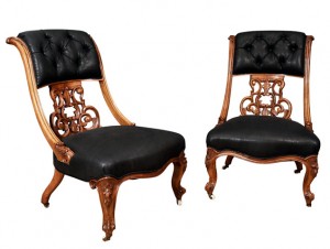 Victorian-Slipper-Chairs