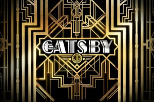 Great Gatsby Art Deco Gold and Black Logo